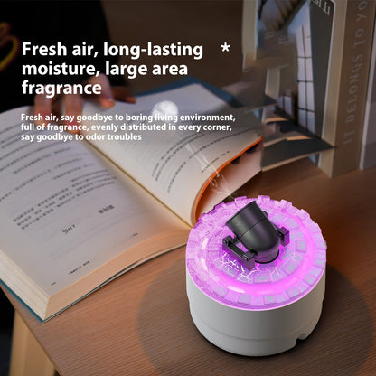 FlameGlow Aroma Diffuser  – Cozy Light + Big Mist Humidifier