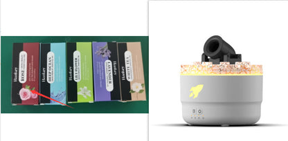 FlameGlow Aroma Diffuser  – Cozy Light + Big Mist Humidifier